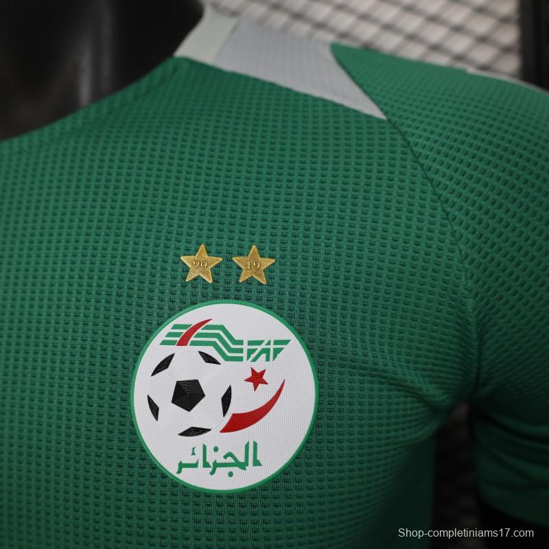 Player Version 2025 Algeria Green with Solid Color Jersey