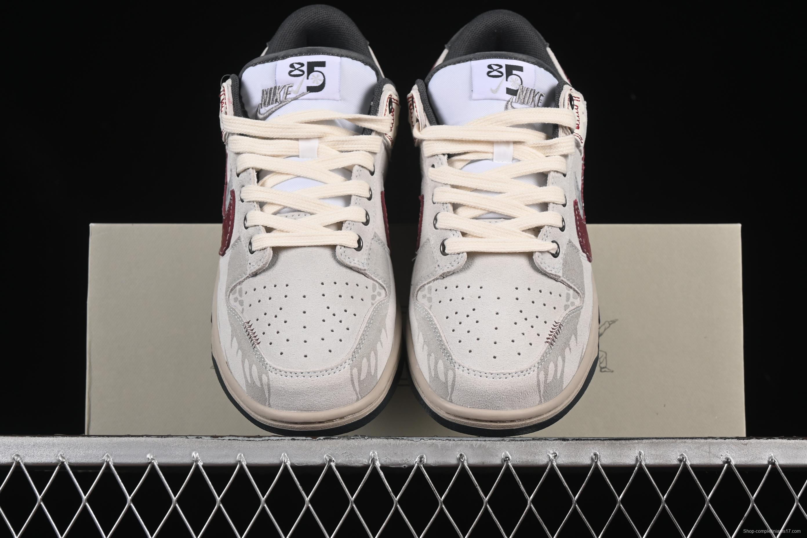 Nike Dunk Low Retro 'Double Swoosh' CNY Year of the Snake Panda Mischief Casual Sneakers - HV1800-101