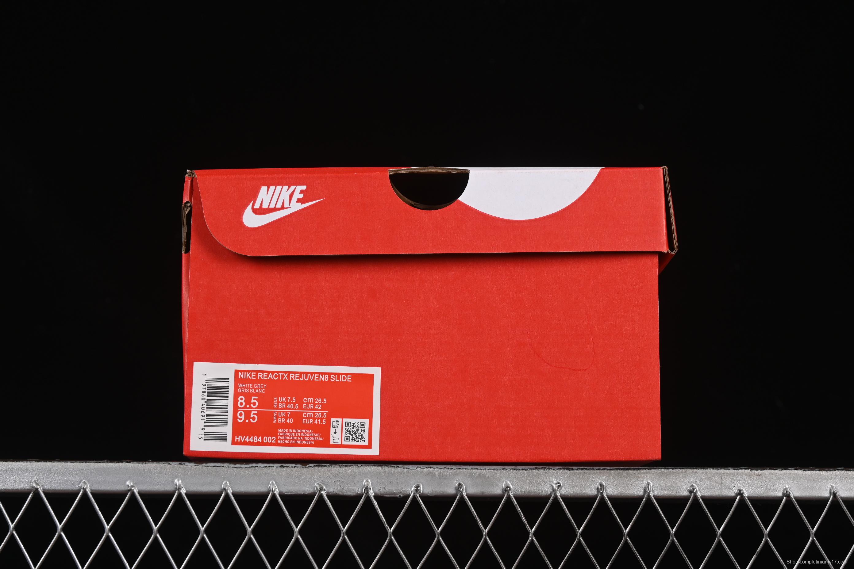 Nike ReactX Rejuven8 Slide Summer Sandals with Soft ReactX Foam for Ultimate Comfort - HV4484-002