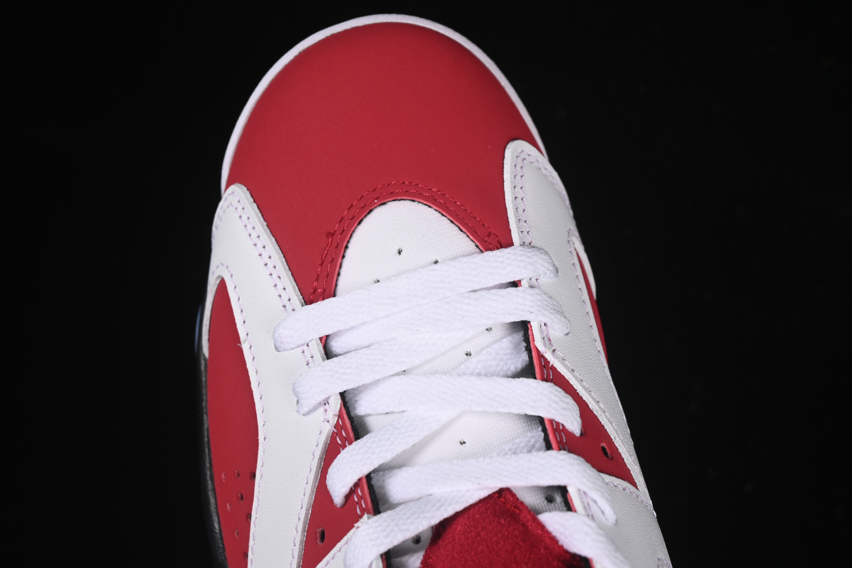 Nike Air Jordan 6 Retro High Basketball Shoes in Carmine White Red - CT8529-106