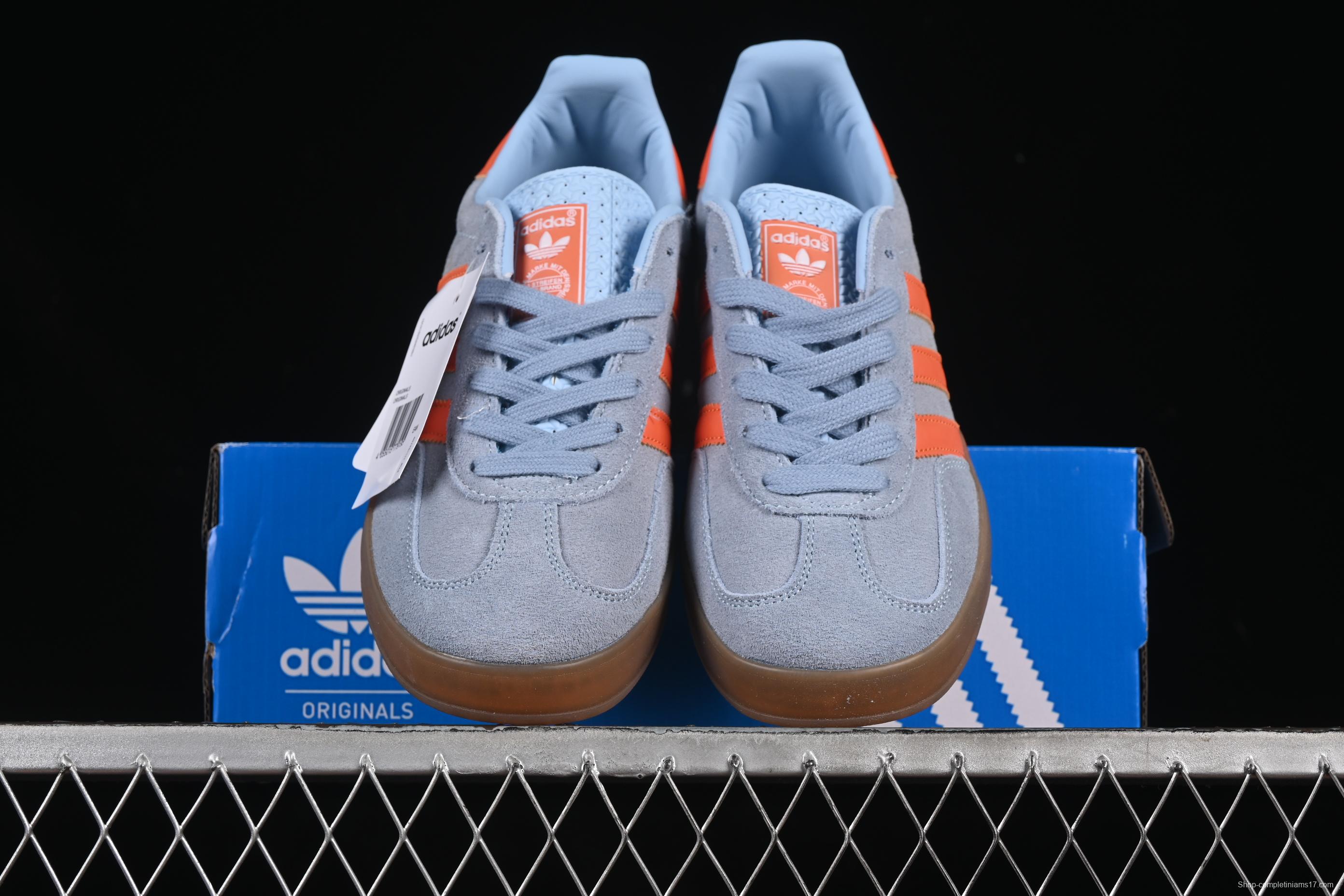 Adidas Originals Gazelle Indoor Retro Casual Sneakers with Anti-Slip and Wear-Resistant Sole - JH5405