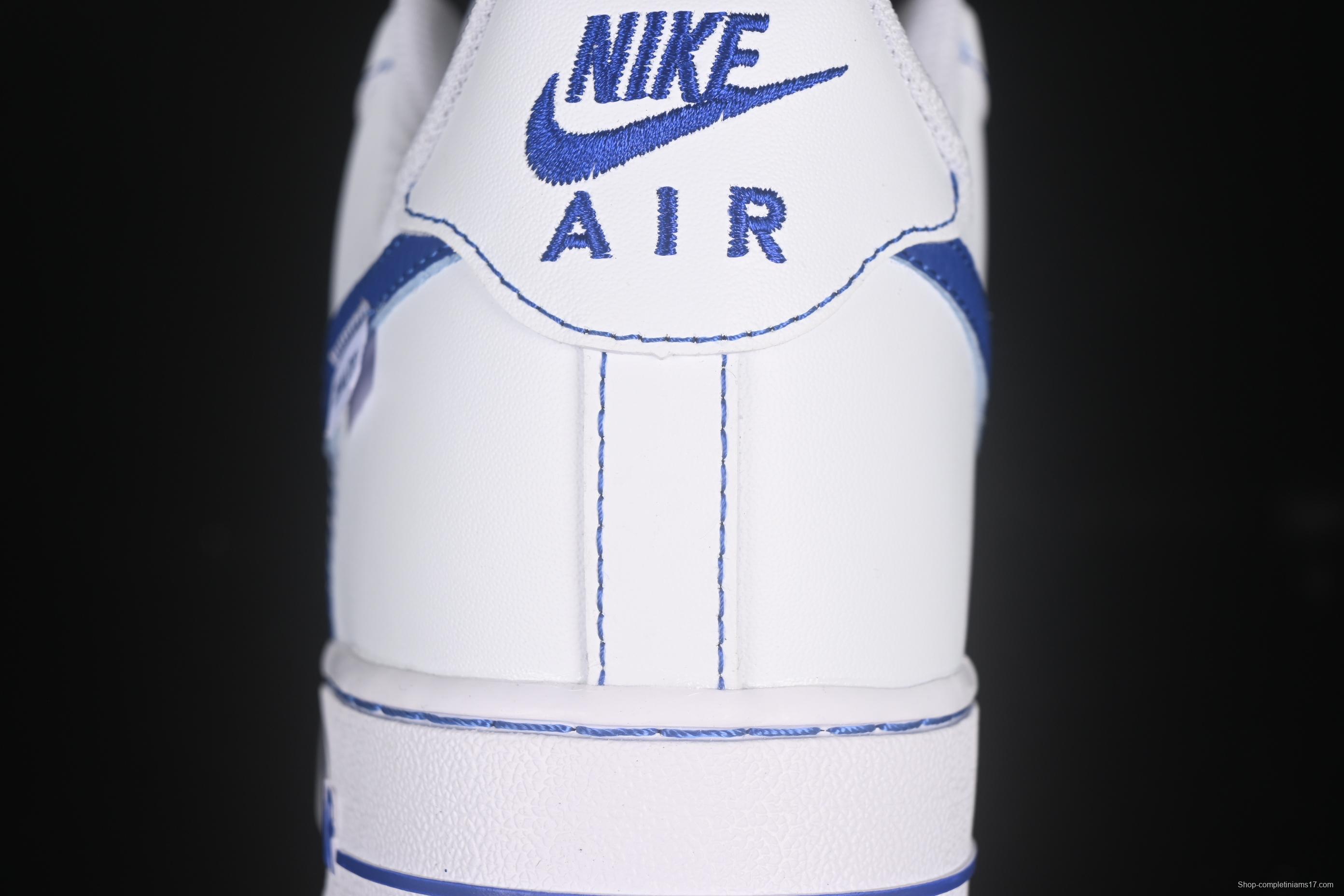 Nike Air Force 1'07 Low Casual Sneakers in Blue Ocean - ZH0316-083