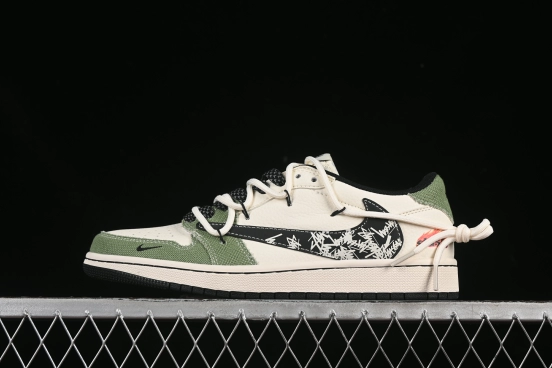 Nike Travis Scott x Fragment Design x Air Jordan 1 Low OG SP Sneakers - DM6868-102