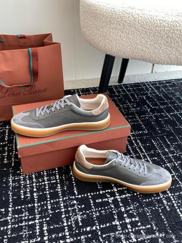 2024 Unisex LP Grey Suede Leather Plimsolls MJ00320