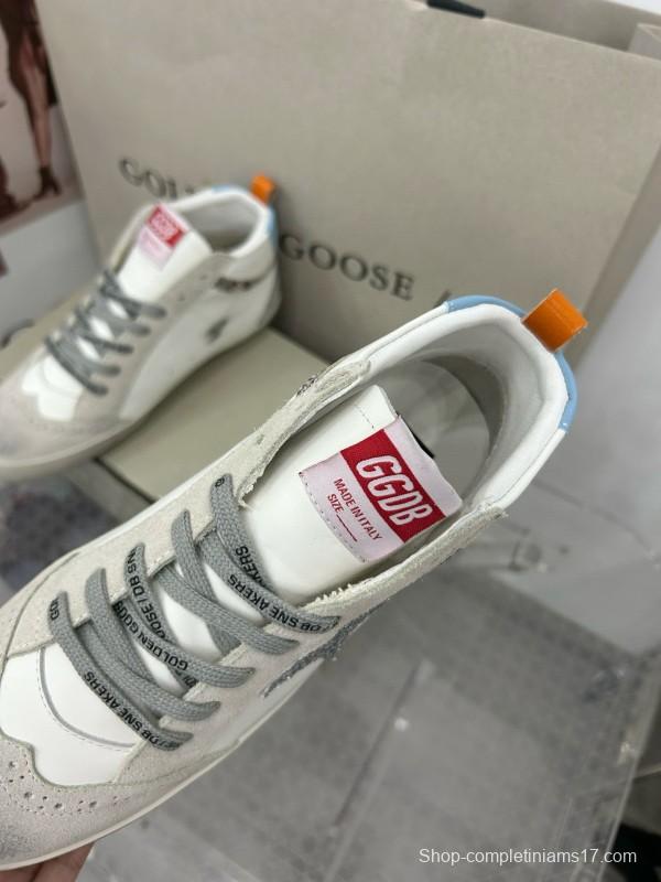 2024 Unisex GGDB White Grey Suede Leather High-Top Sneakers MJ00300