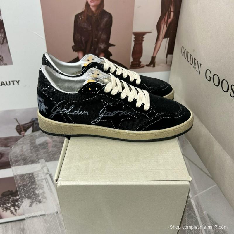 2024 Unisex GGDB Black Suede Sneakers MJ00260