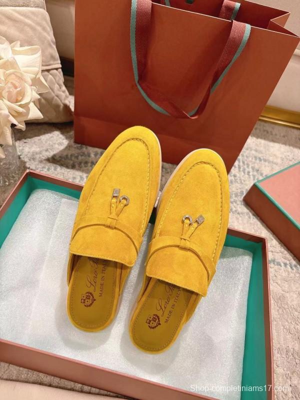 2025 LP Yellow Suede Slippers LY00360