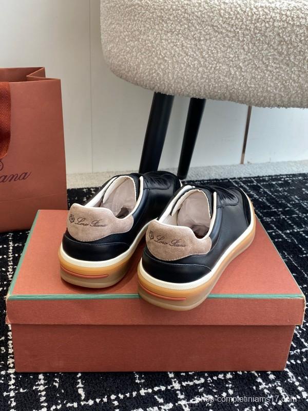2024 Men Le Parmentier black suede leather casual sneakers MJ00320