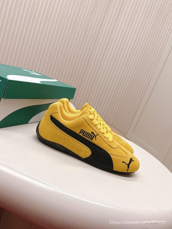 2025 Women Puma Yellow Suede Speedcat Sneakers LY00280