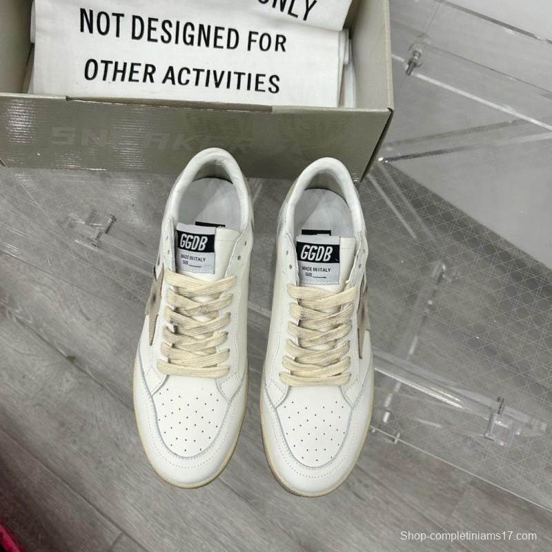 2024 Unisex GGDB White Grey Leather Sneakers MJ00260