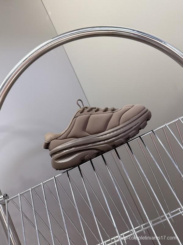 2025 Unisex Marni Brown Fabric Sneakers