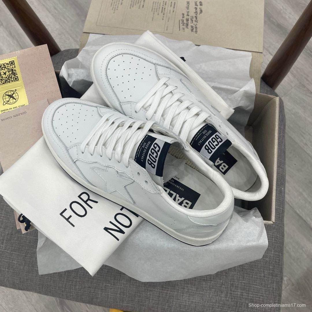 2024 Unisex GGDB White Leather Sneakers MJ00260