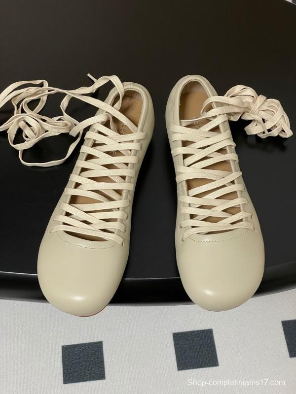 Lemaire 2025 SS Early Spring Collection Tie-Detail Ballet Flats Derby Shoes Flat and Heel Styles - KFY00310