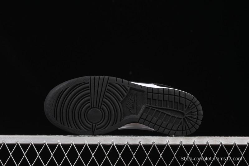Nike SB Dunk Low Classic Black White Low-Top Casual Skate Shoes - HF5441-100
