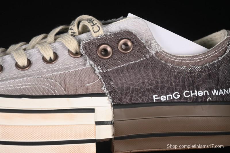 Converse Chuck 70 Low Feng Chen Wang Collaboration Deconstructed Canvas Sneakers - A15741C