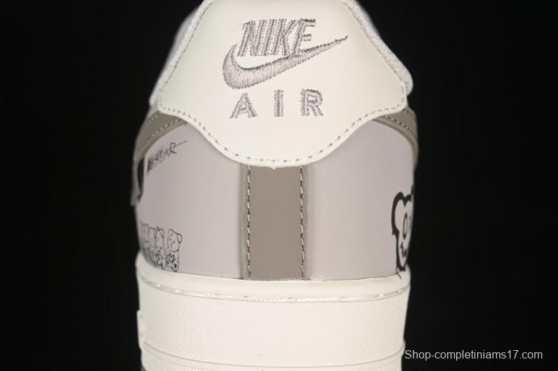 Nike Air Force 1'07 Low Smiling Bear Casual Sneakers - DB3301-881