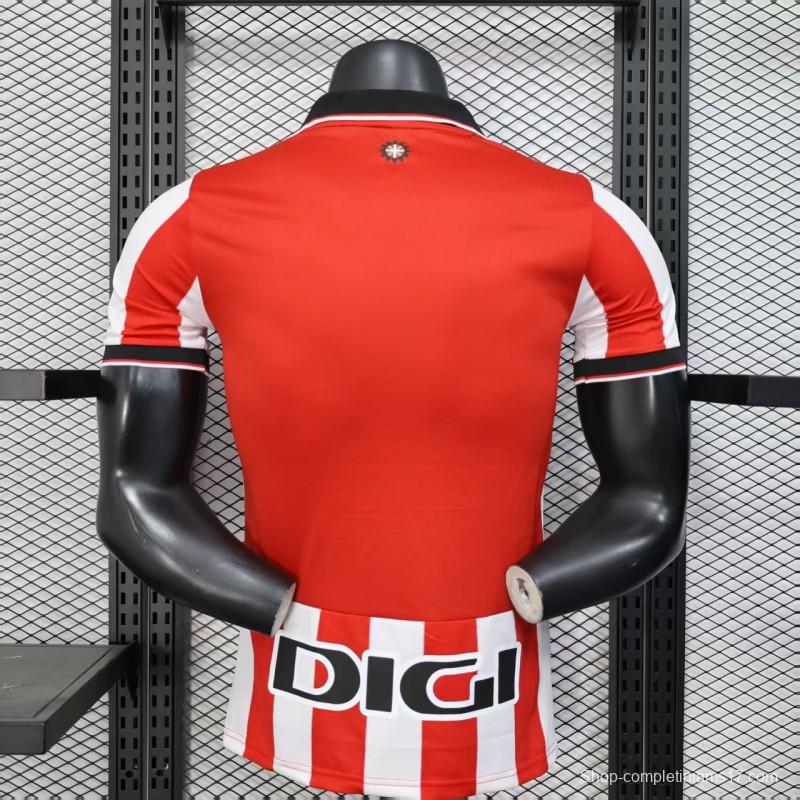 Player Version 25/26 Athletic Bilbao Home Jersey
