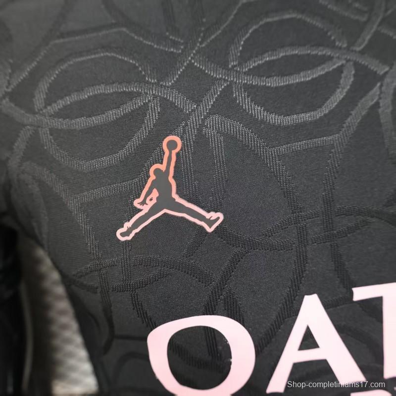 Player Version 25/26 Paris Saint-Germain PSG Black Pre-Match Jersey