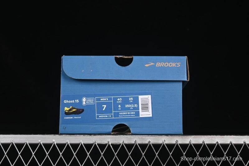 Brooks Ghost 15 Low-Cut Breathable Cushioned Support Casual Running Shoes - 1103931D063