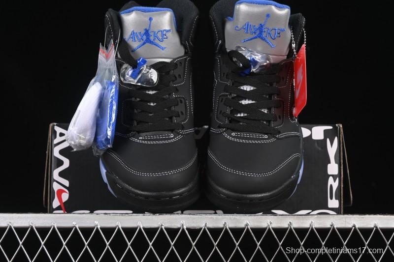 Nike Awake NY x Air Jordan 5 Black Metallic Basketball Shoes - DV4982-004