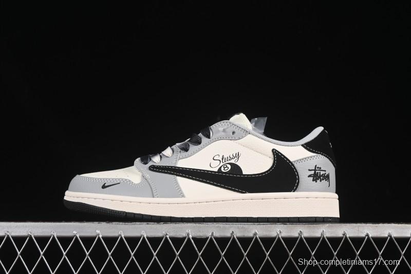 Nike Travis Scott x Fragment Design x Air Jordan 1 Low OG SP AJ1 Low-top Casual Sneakers - XS7089-601