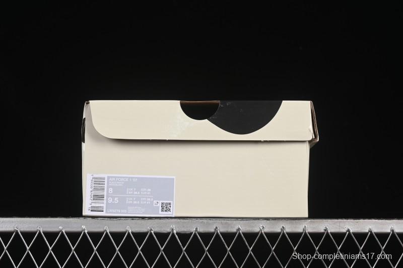 Nike Air Force 1 '07 Low Supreme Collaboration Blue Denim White Swoosh Casual Sneakers - LW9279-005