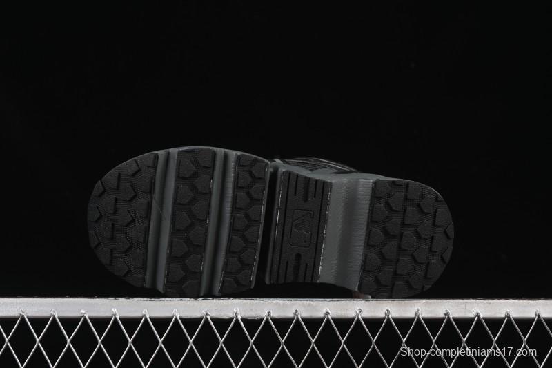 New York Yankees MLB Dome Runner Thick Sole Hollow Out Height Increasing Casual Running Shoes - 3ARND015N50BKS