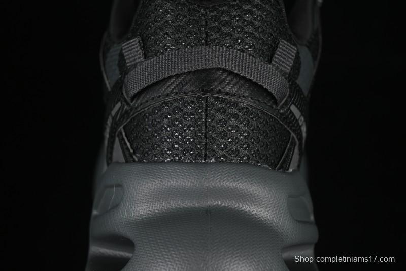 New York Yankees MLB Dome Runner Thick Sole Hollow Out Height Increasing Casual Running Shoes - 3ARND015N50BKS