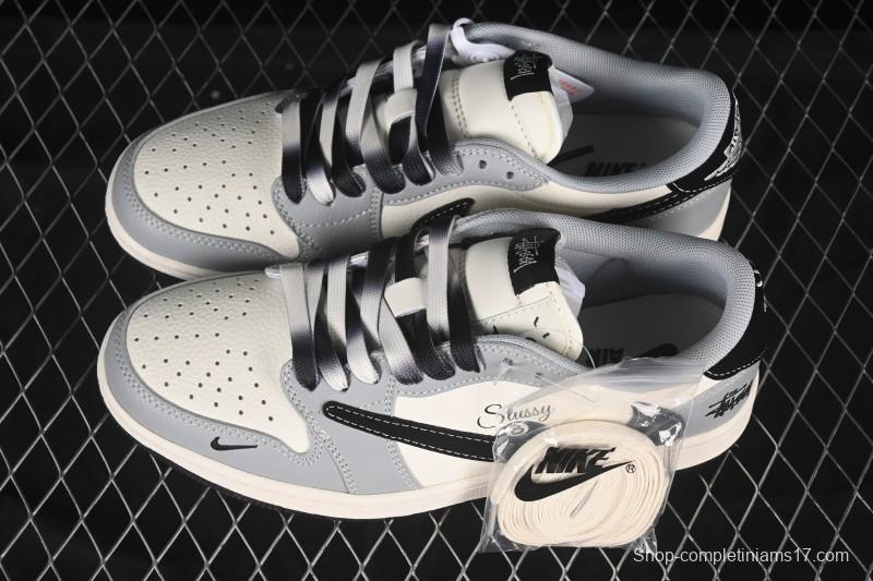 Nike Travis Scott x Fragment Design x Air Jordan 1 Low OG SP AJ1 Low-top Casual Sneakers - XS7089-601