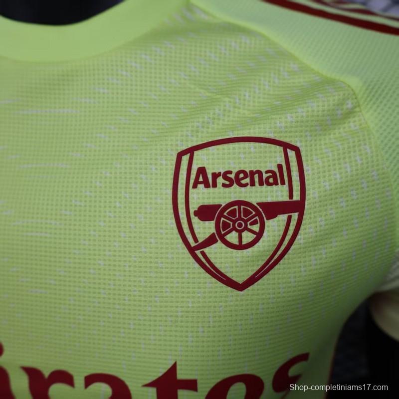 Player Version 25/26 Arsenal Home Yellow Goalkeeper Jersey