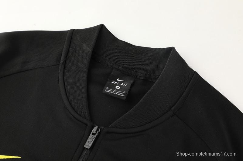 25/26 Chelsea Black/Yellow Full Zipper Jacket + Long Pants