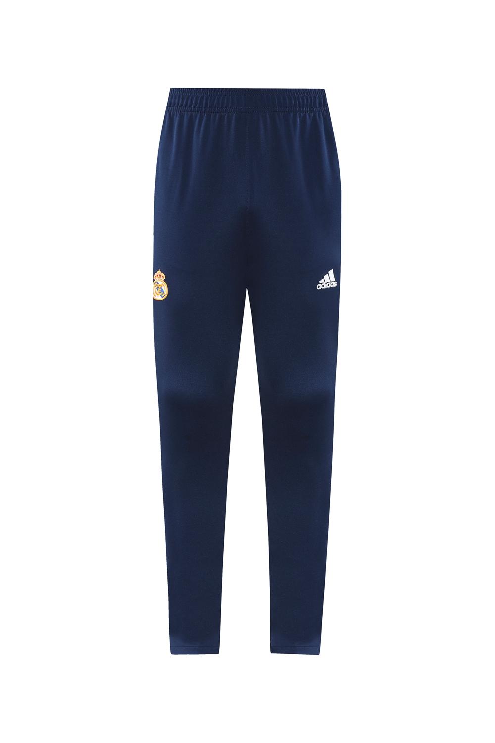 25/26 Real Madrid Navy/Grey Full Zipper Jacket +Long Pants