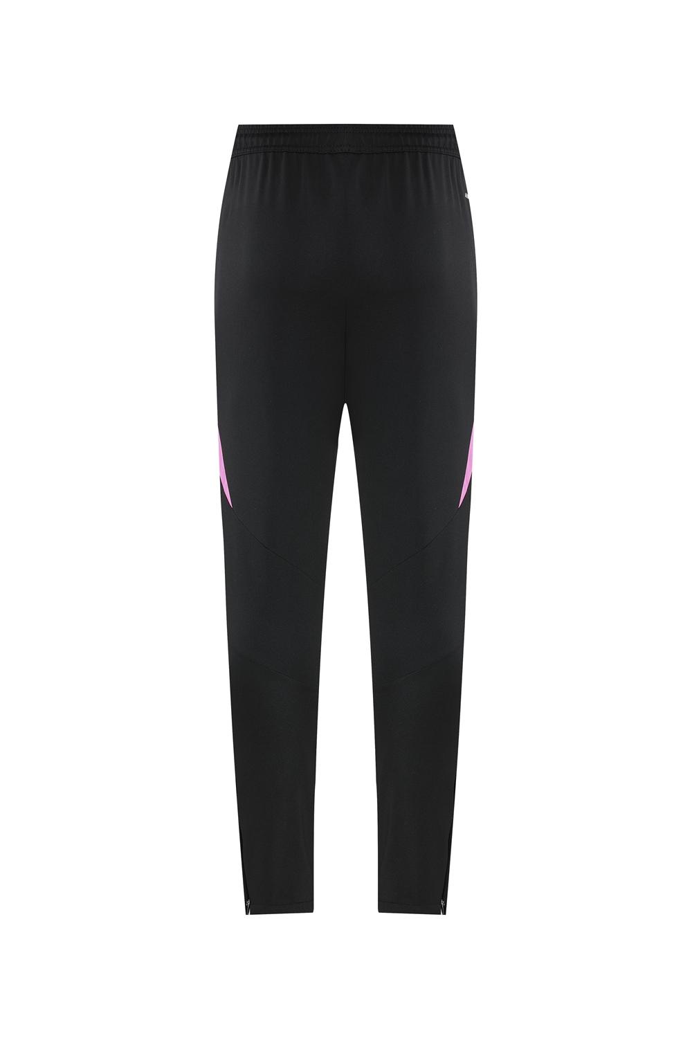 2025 Adidas Orange & Black with Leopard Print Pattern Half Zipper Jacket +Long Pants