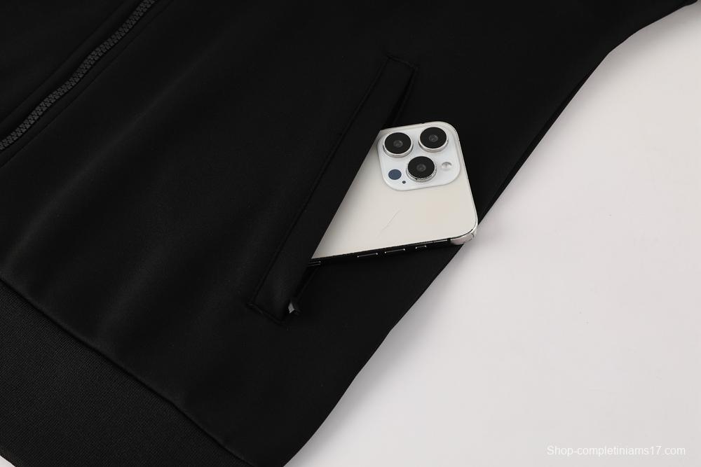 25/26 Barcelona Black/Blue Full Zipper Jacket +Long Pants