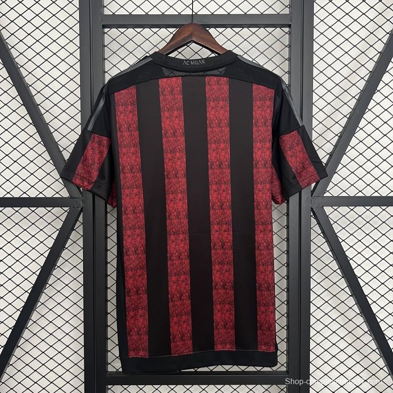 15/16 Retro AC Milan Home Jersey