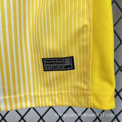 2025/26 Kids Atletico Madrid Yellow Goalkeeper Jersey