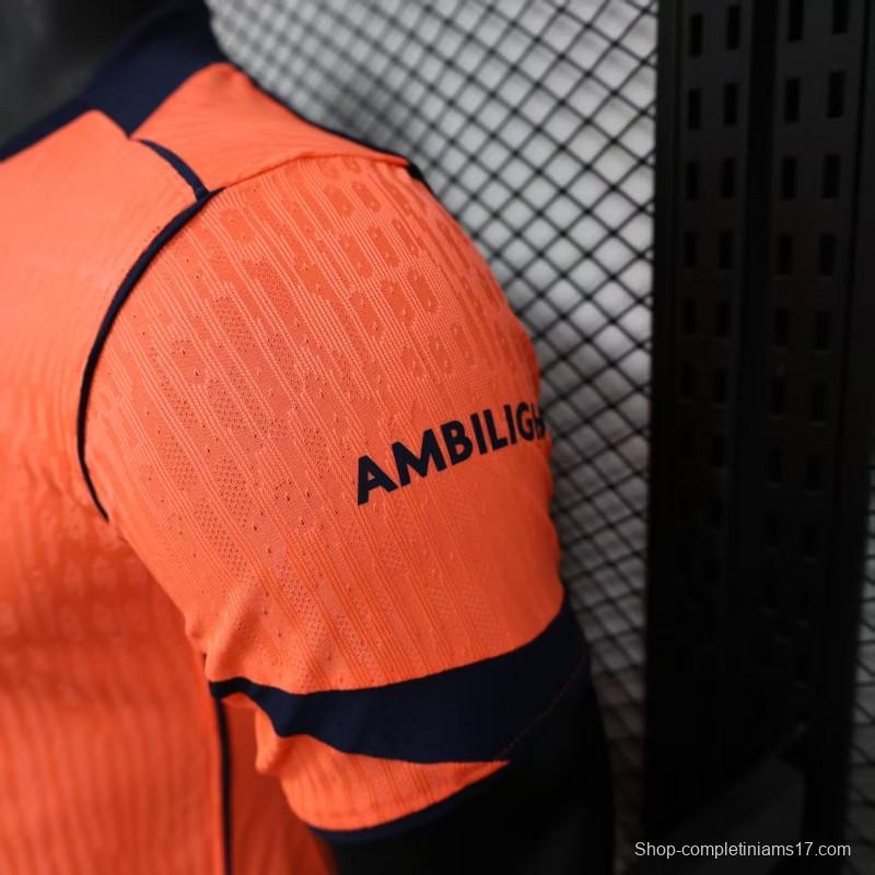 Player Version 25/26 Barcelona Third  Orange Jersey