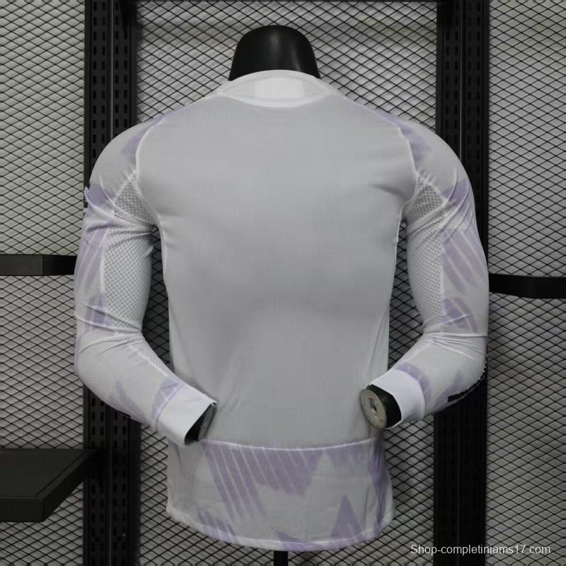 Player Version 25/26 Manchester United Away Long Sleeve Jersey