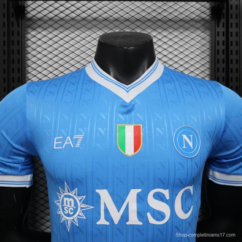 Player Version 25/26 Napoli Home Jersey