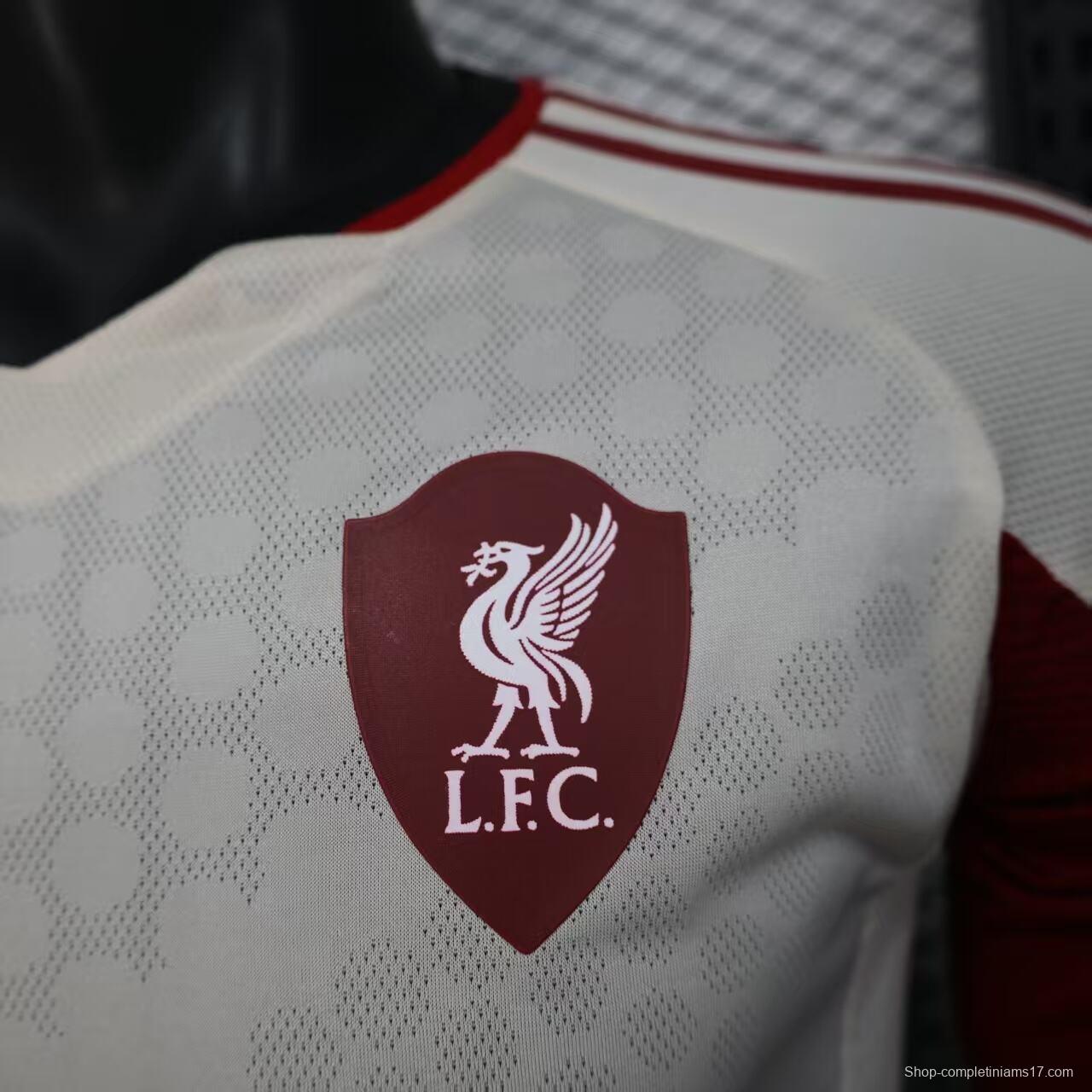 Player Version 25/26 Liverpool Away Long Sleeve Jersey