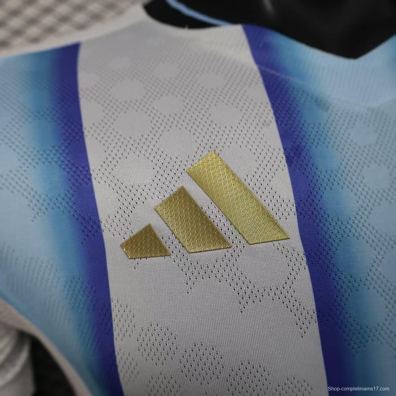 Player Version 2025 Argentina Home Jersey