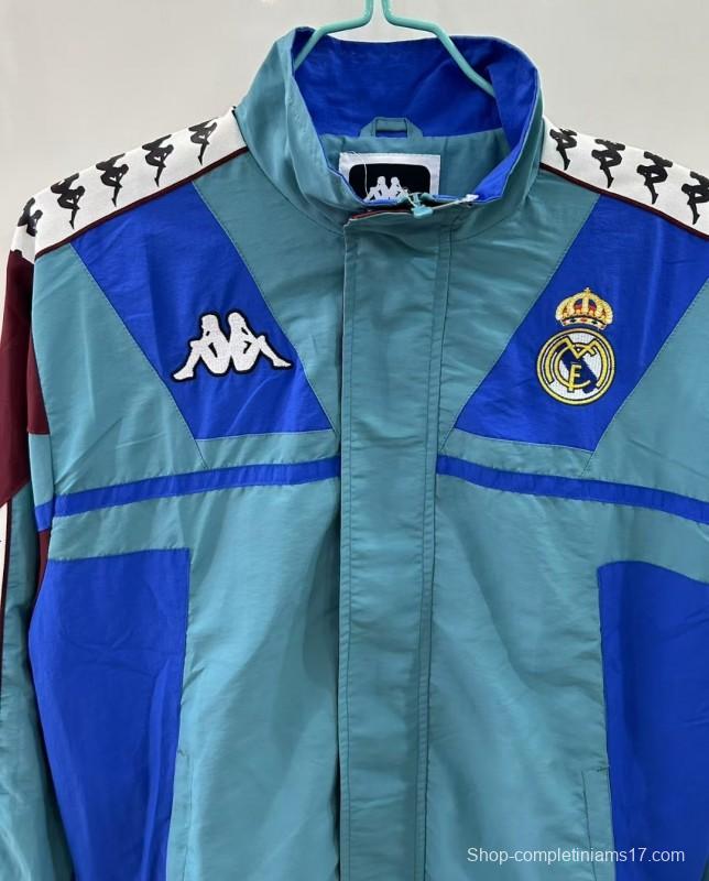 25/26 Real Madrid 1967 Style Blue Windbreaker