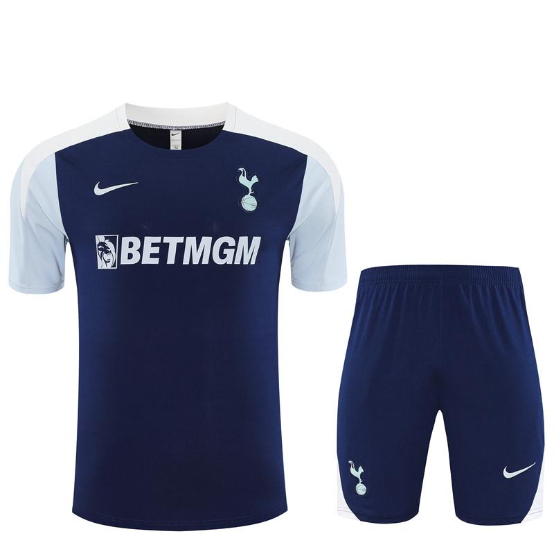 25/26 Tottenham Hotspur Royal Blue with XS Short Sleeve+Soccer Shorts
