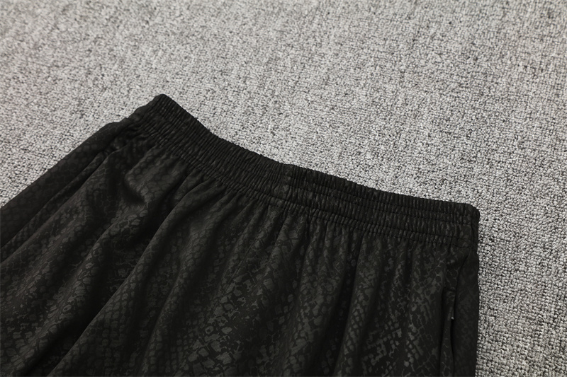 25/26 Barcelona Black Joint Edition Half Zipper Jacket+Long Pants