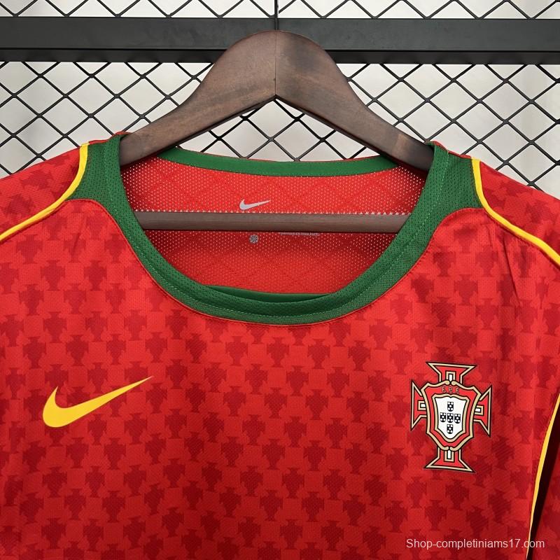 2004 Retro Portugal Home Jersey