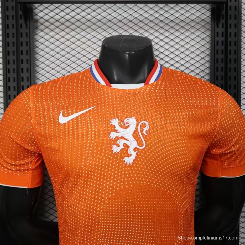 Player Version 2025 Netherlands Home Jersey