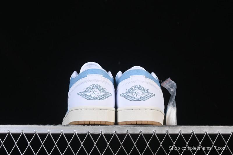 Nike Air Jordan 1 Low Denim Retro Basketball Shoes - HQ2004-400