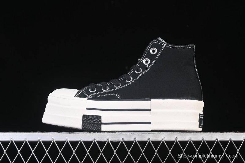 Rick Owens Drkshdw Converse Chuck 70 High Top Platform Casual Canvas Shoes - A06754C