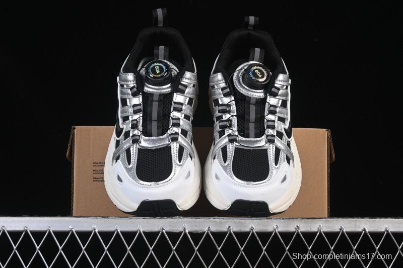 Nike P-6000 Retro Casual Sports Kids Shoes - Silver Red Black Swoosh