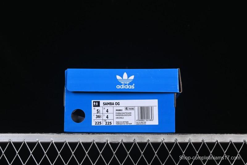 Adidas Samba OG Classic Casual Sneakers - JR0892